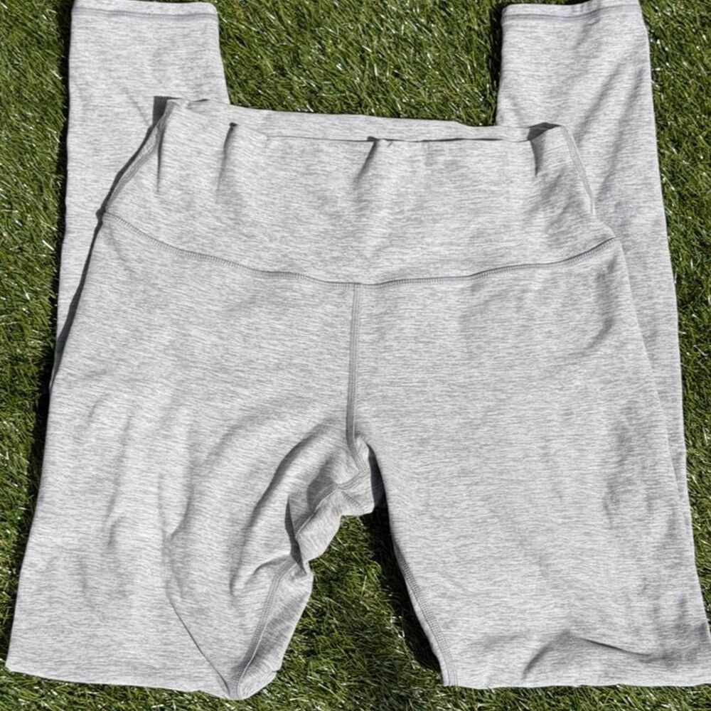 Alo-yoga Women's Grey and Blue Leggings